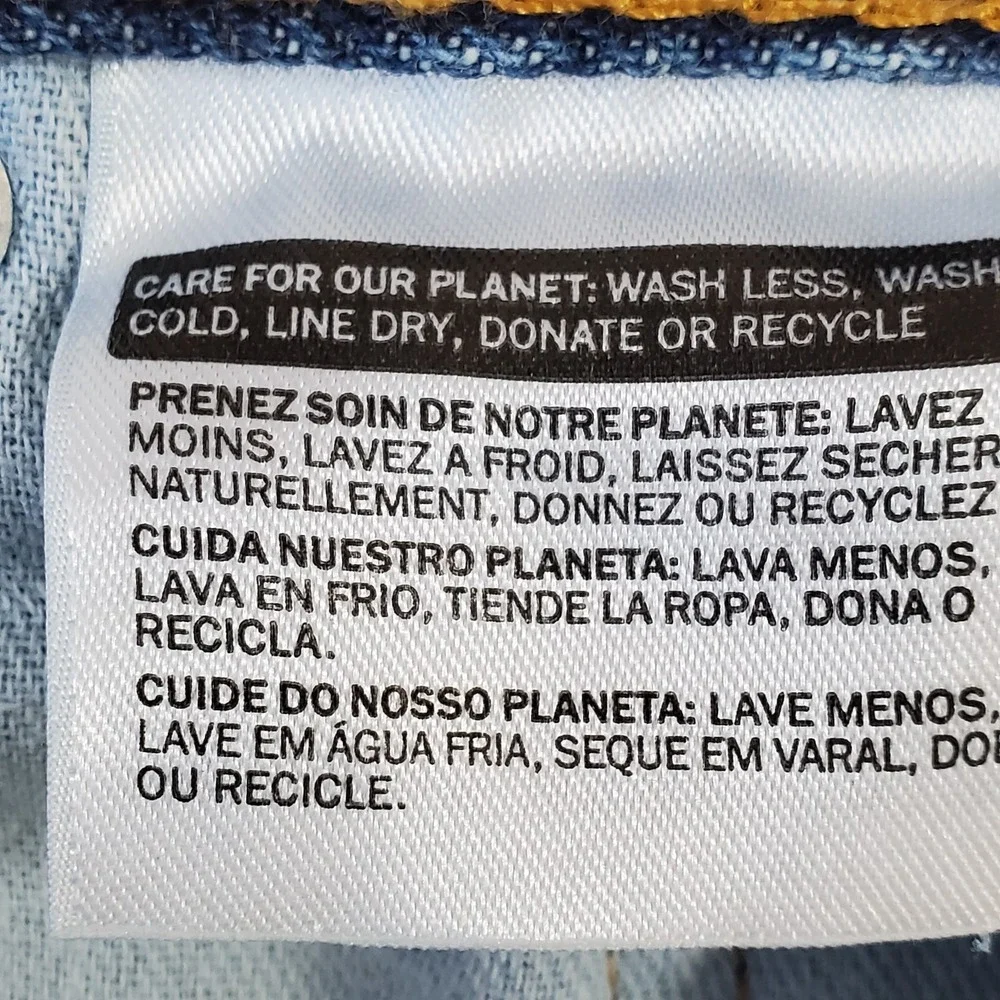 Levi's 505 Regular Fit Jeans Mens 44x34‎ Blue Straight Leg Denim Classic